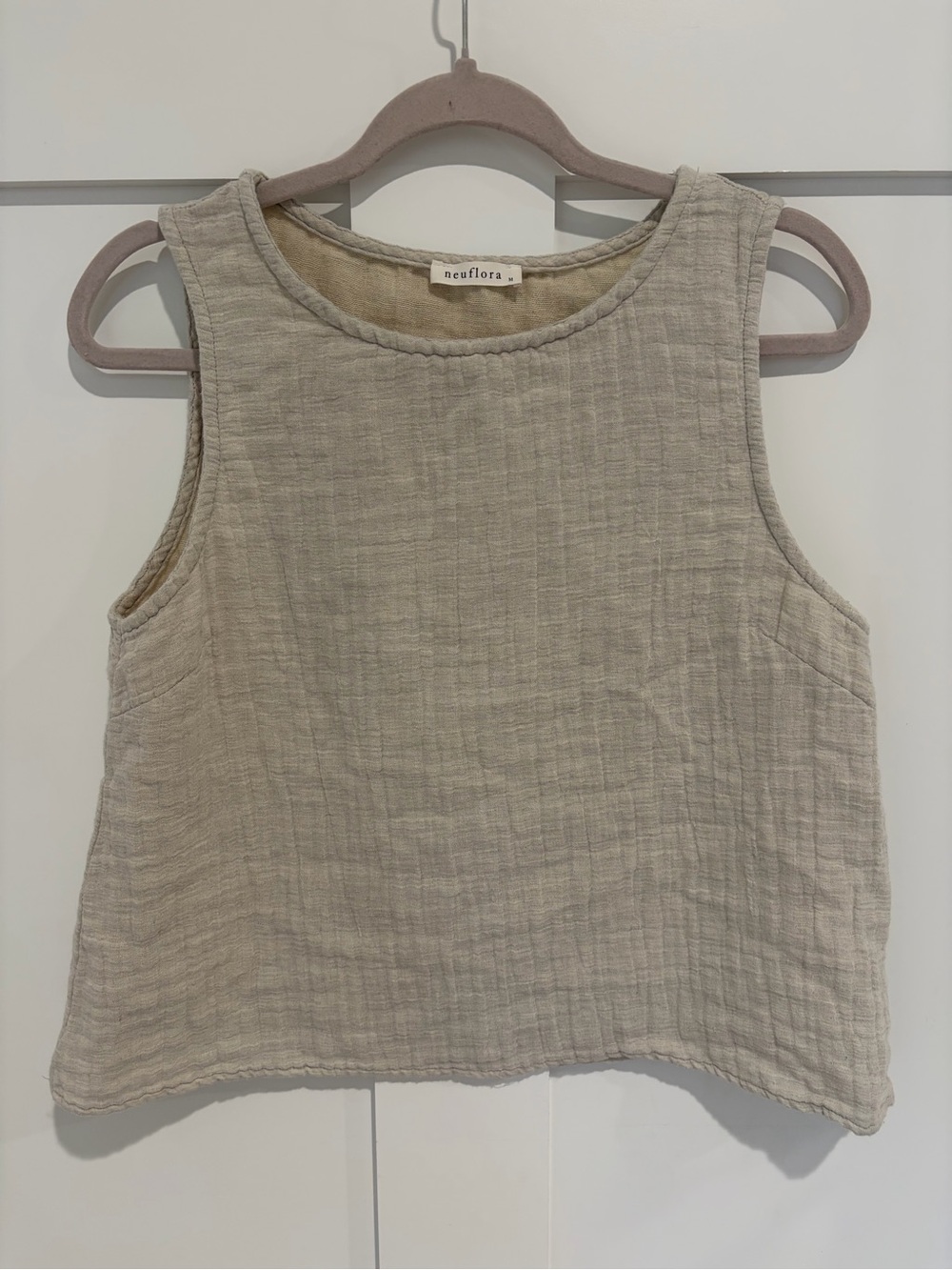 Neuflora Sleeveless 100% Cotton Top